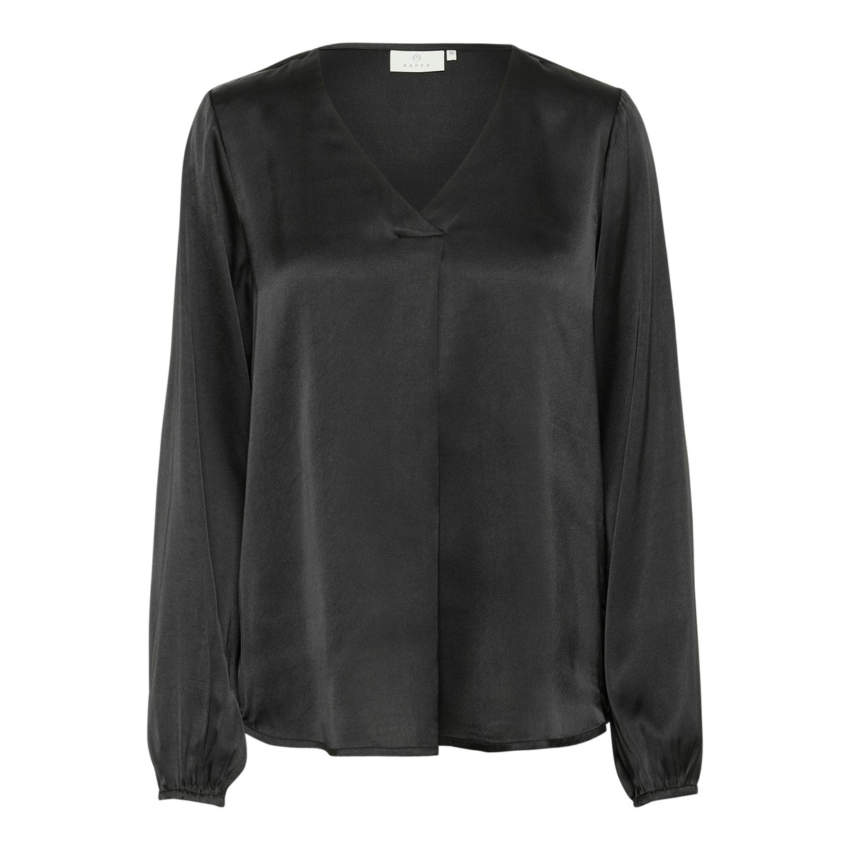 Sleeveless blouse noir black, KAFFE