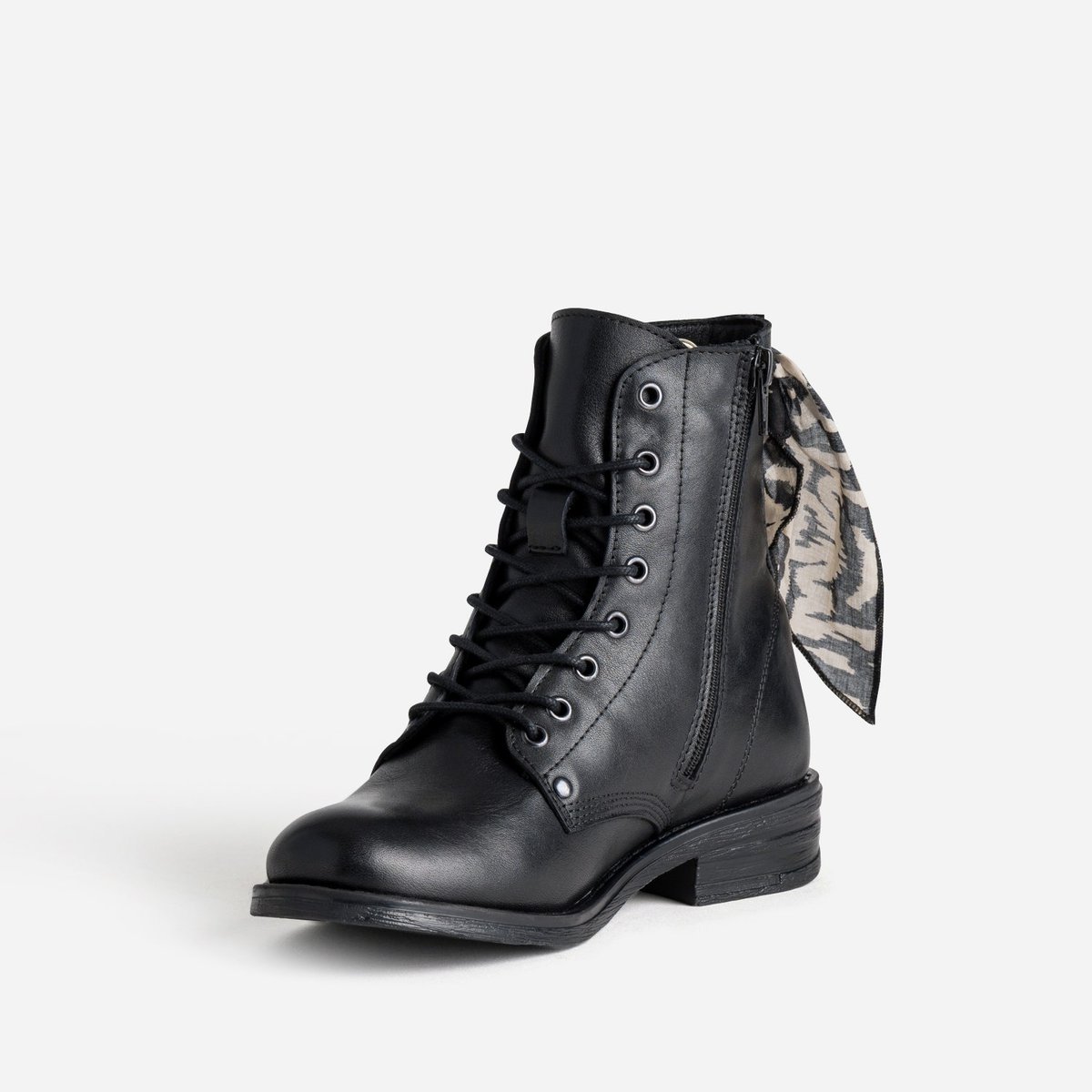 Boots en cuir SIERATTO noir, ERAM