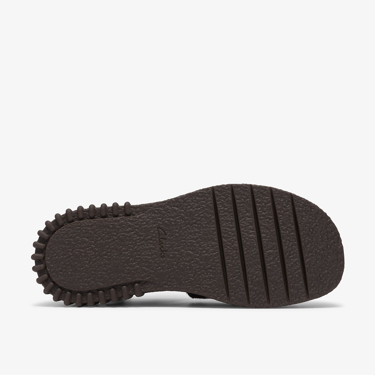 Evamar Wish Cowhide Leather Sandals brown/white, CLARKS