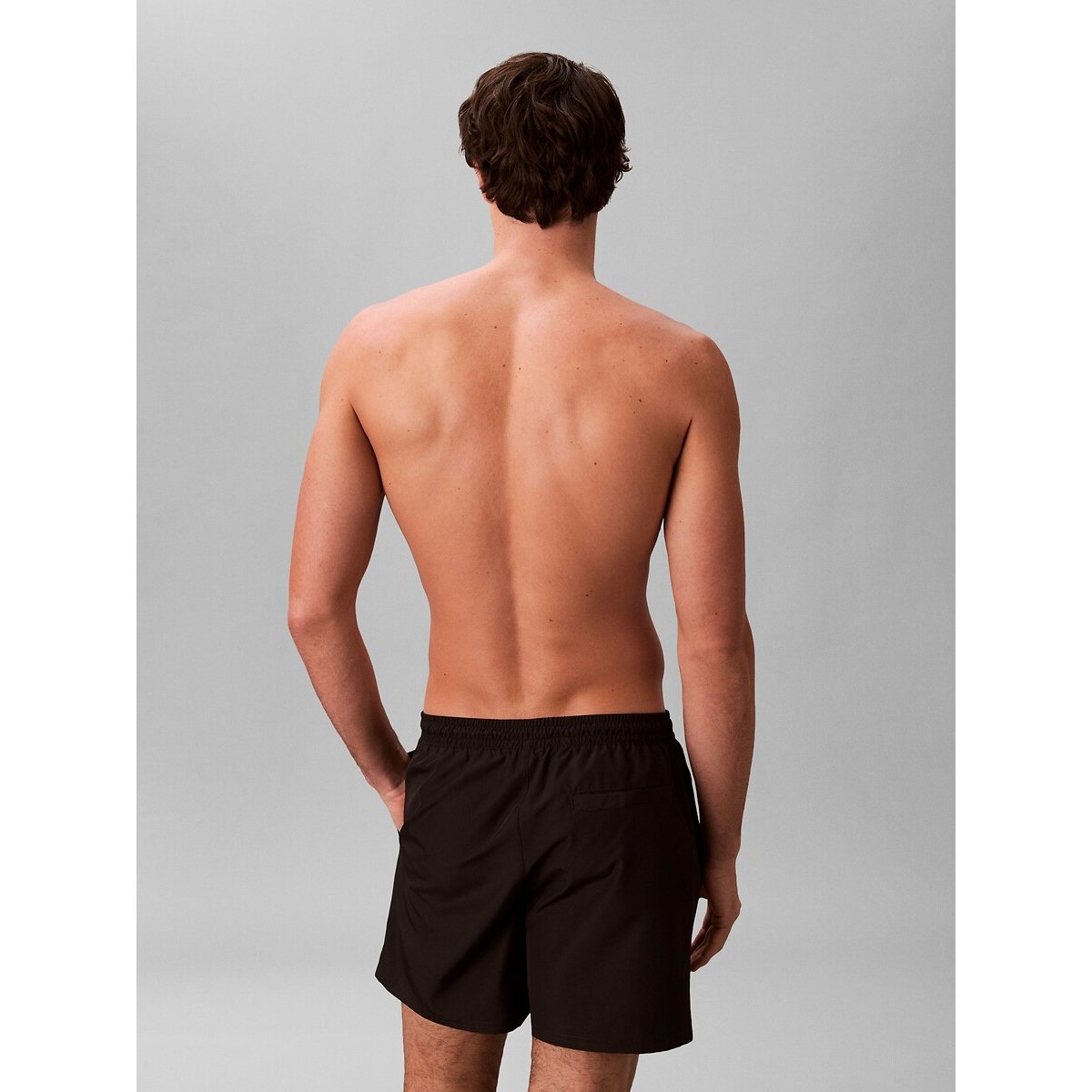 Shorts da bagno media lunghezza nero , CALVIN KLEIN