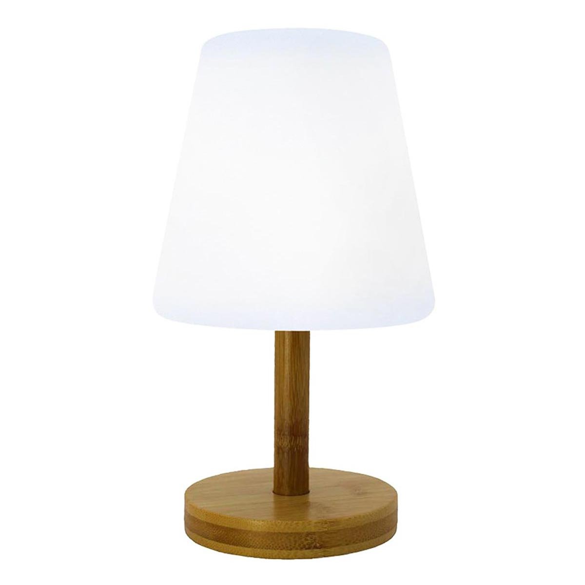 Lampe de table sans fil STANDY MINI bois, LUMISKY