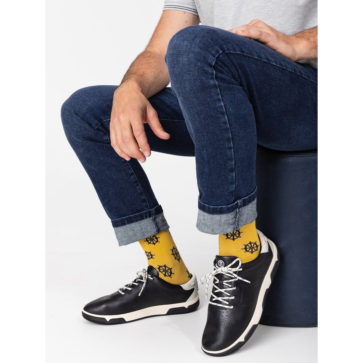 Baskets GEDEONE bleu, TBS