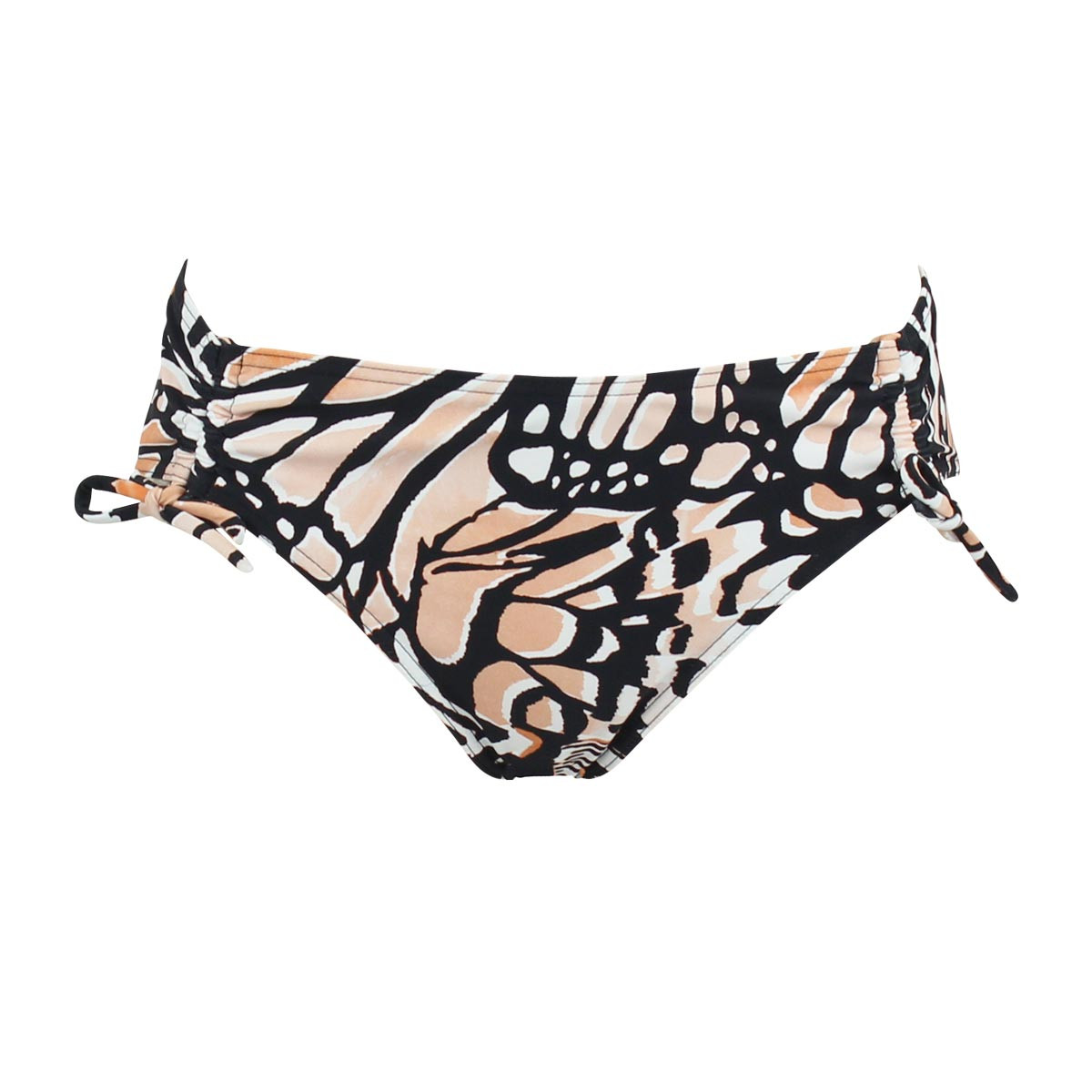 Bas de maillot culotte réglable Rhodes noir, JANINE ROBIN