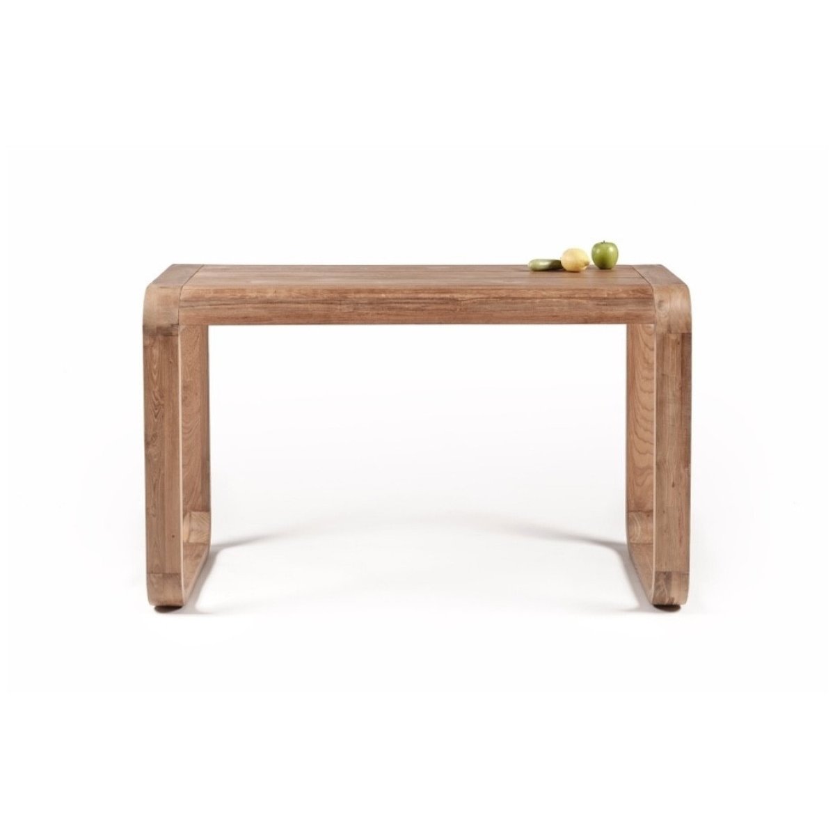 Table haute de repas en teck - IRIS couleur unique, MATHI DESIGN