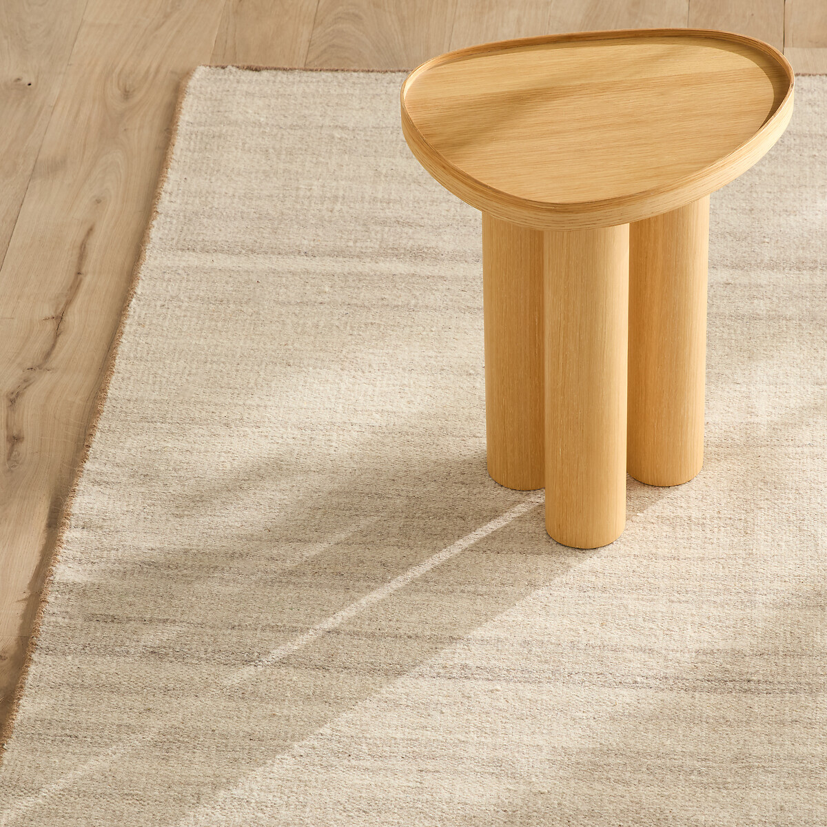 Tapis tissé main, 81% laine, Kinah naturel/caramel, AM.PM
