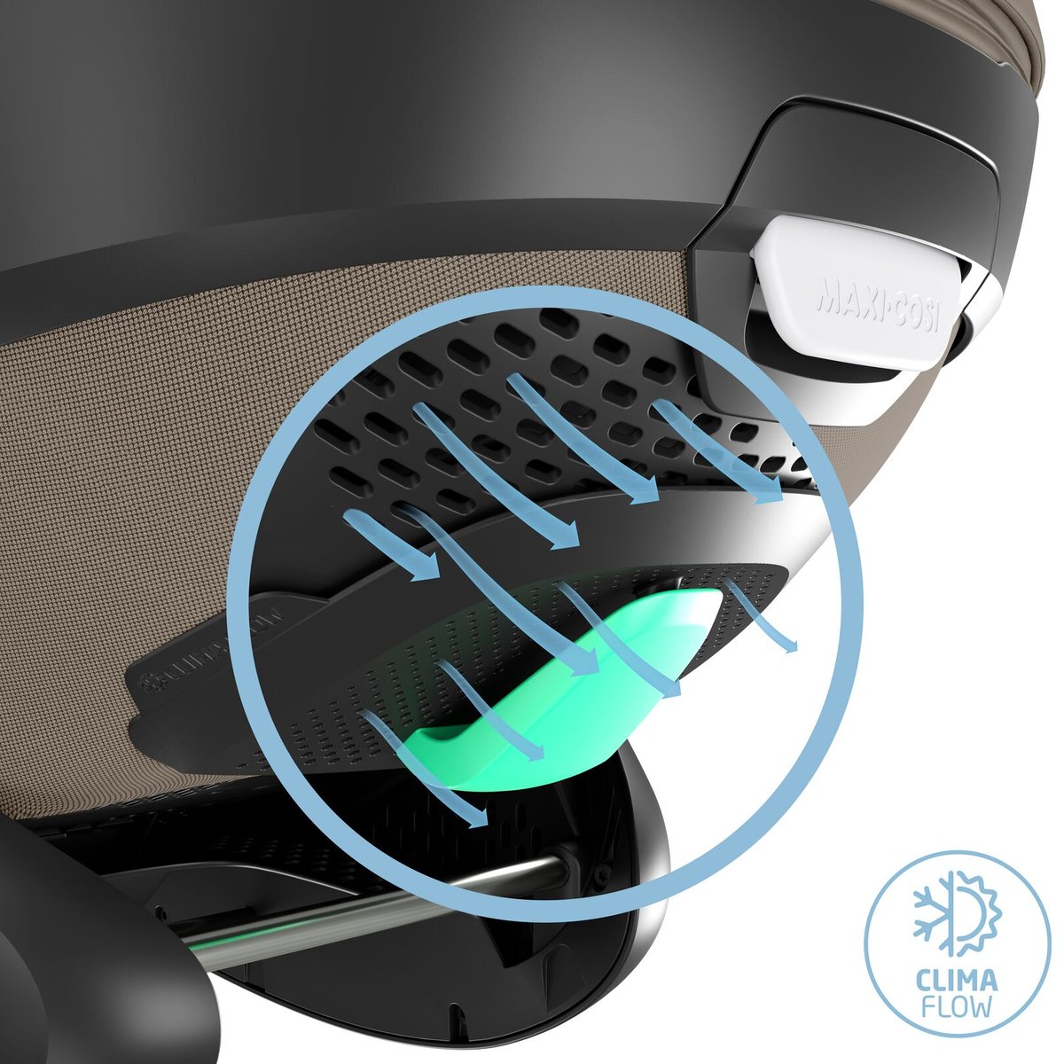 Siège auto bébé i-size pivotant et coulissant Pebble 360 Pro² - GAMME 360 PRO twillic truffle, MAXI COSI