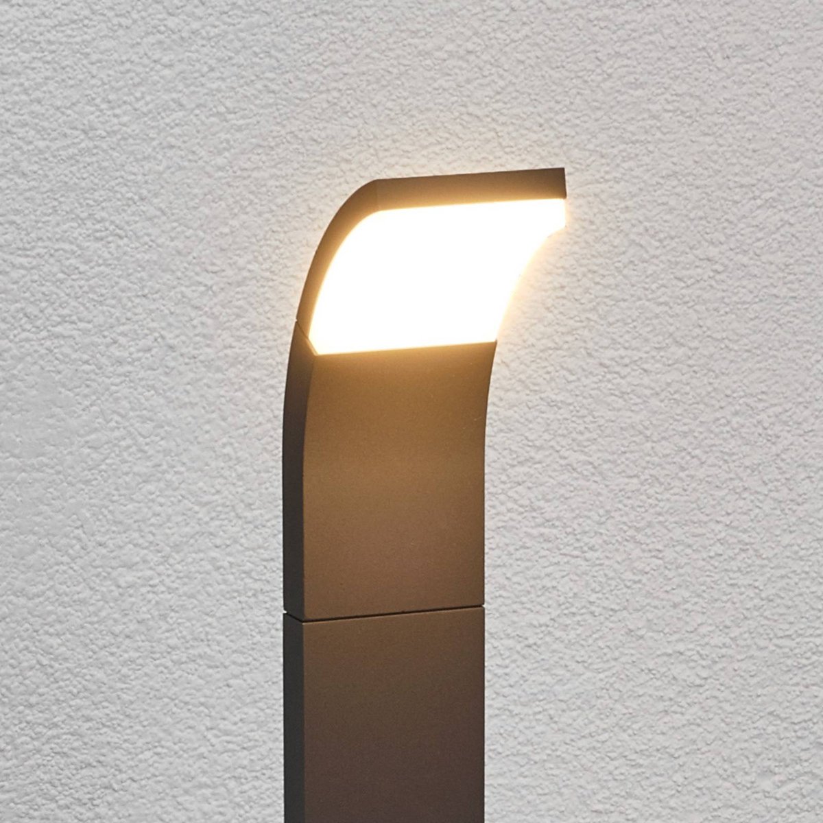 Luminaire extérieur en aluminium moderneLED anthracite, blanc, LUCANDE