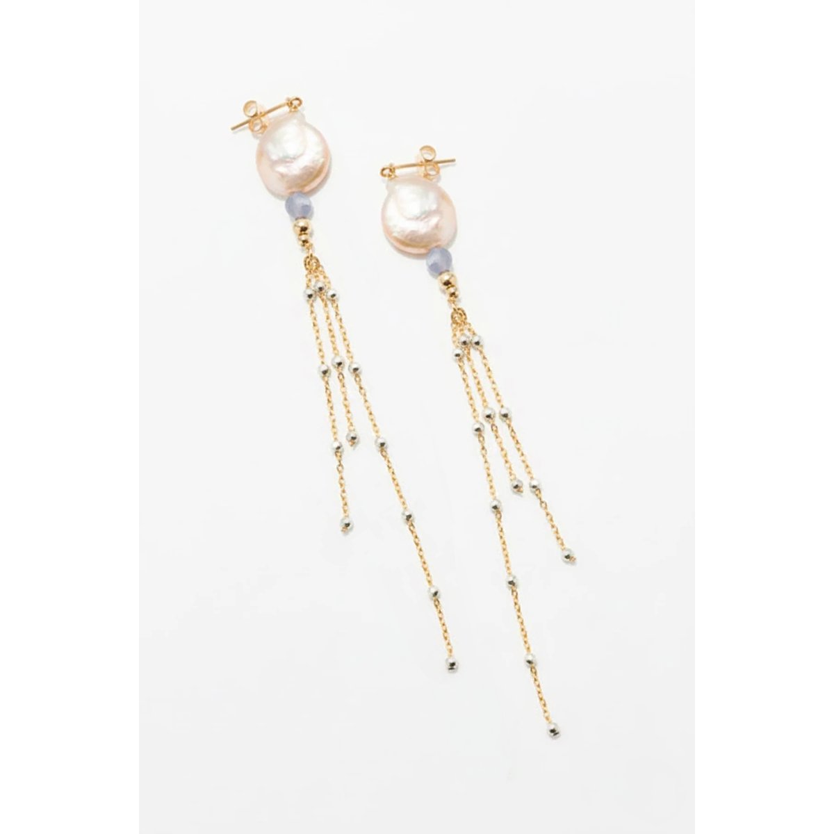 Boucles d'oreilles Arielle argent / tanzanite, YAY PARIS