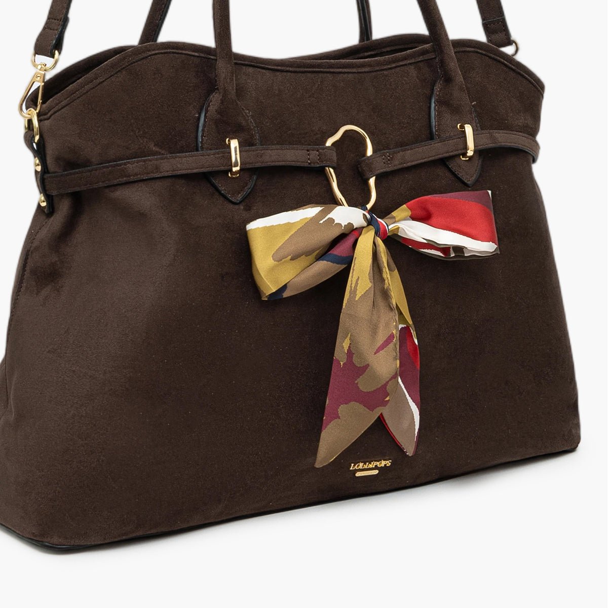 Grand sac shopper  Tivaline marron, LOLLIPOPS