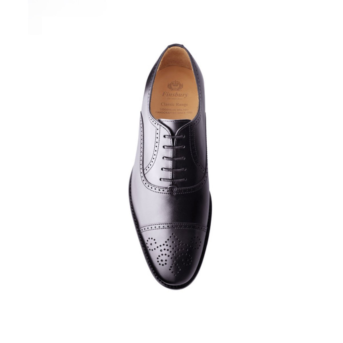 Richelieu cuir DIPLOMAT noir, FINSBURY