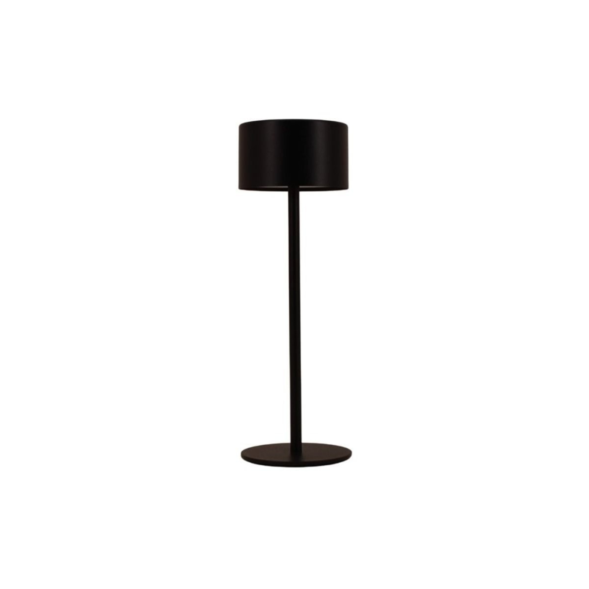 Lampe rechargeable USB IP44 en métal noir 27cm noir, ORNAMI