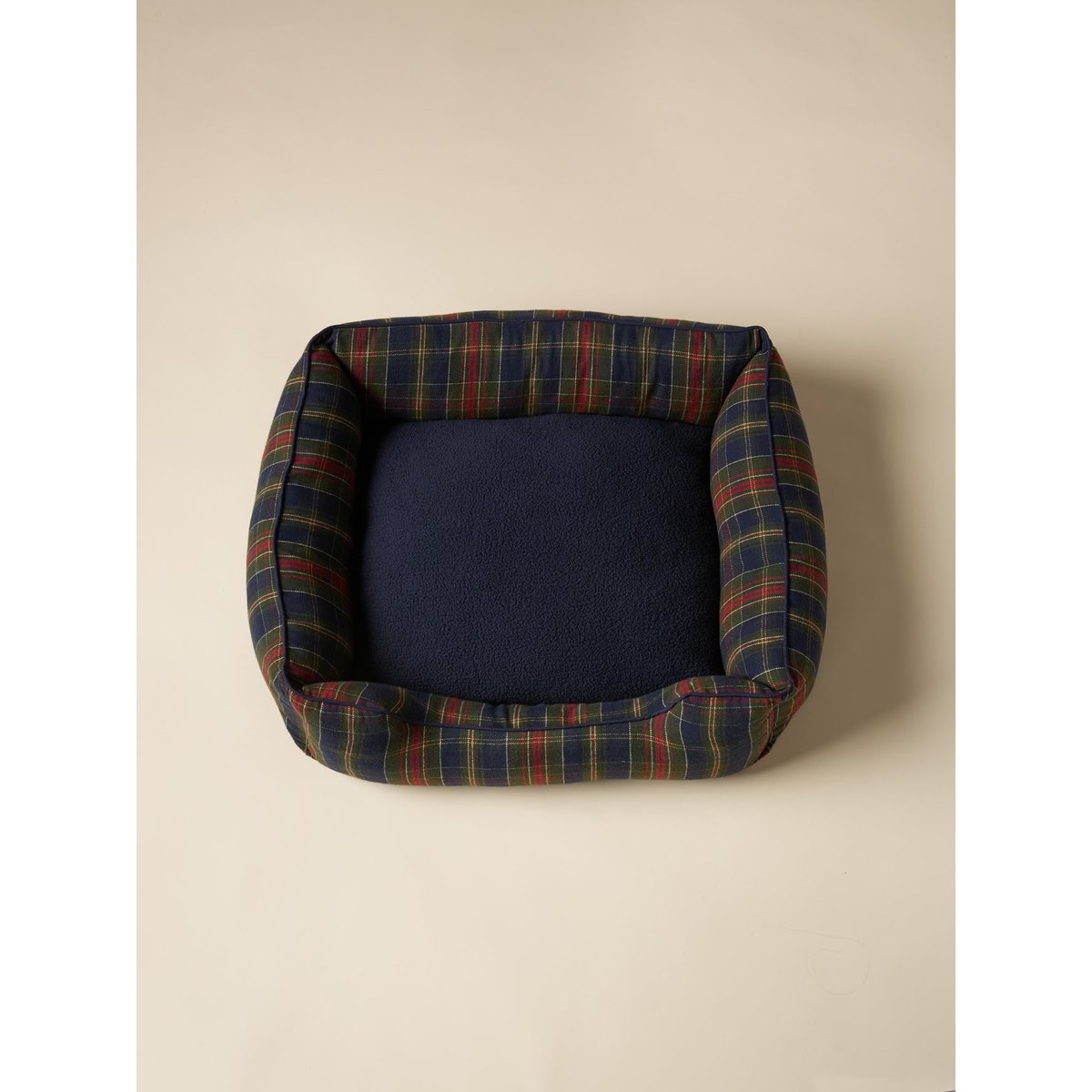 Panier pour chien taille moyenne - Collection Fine Truffe carreaux ecossais vert, CYRILLUS