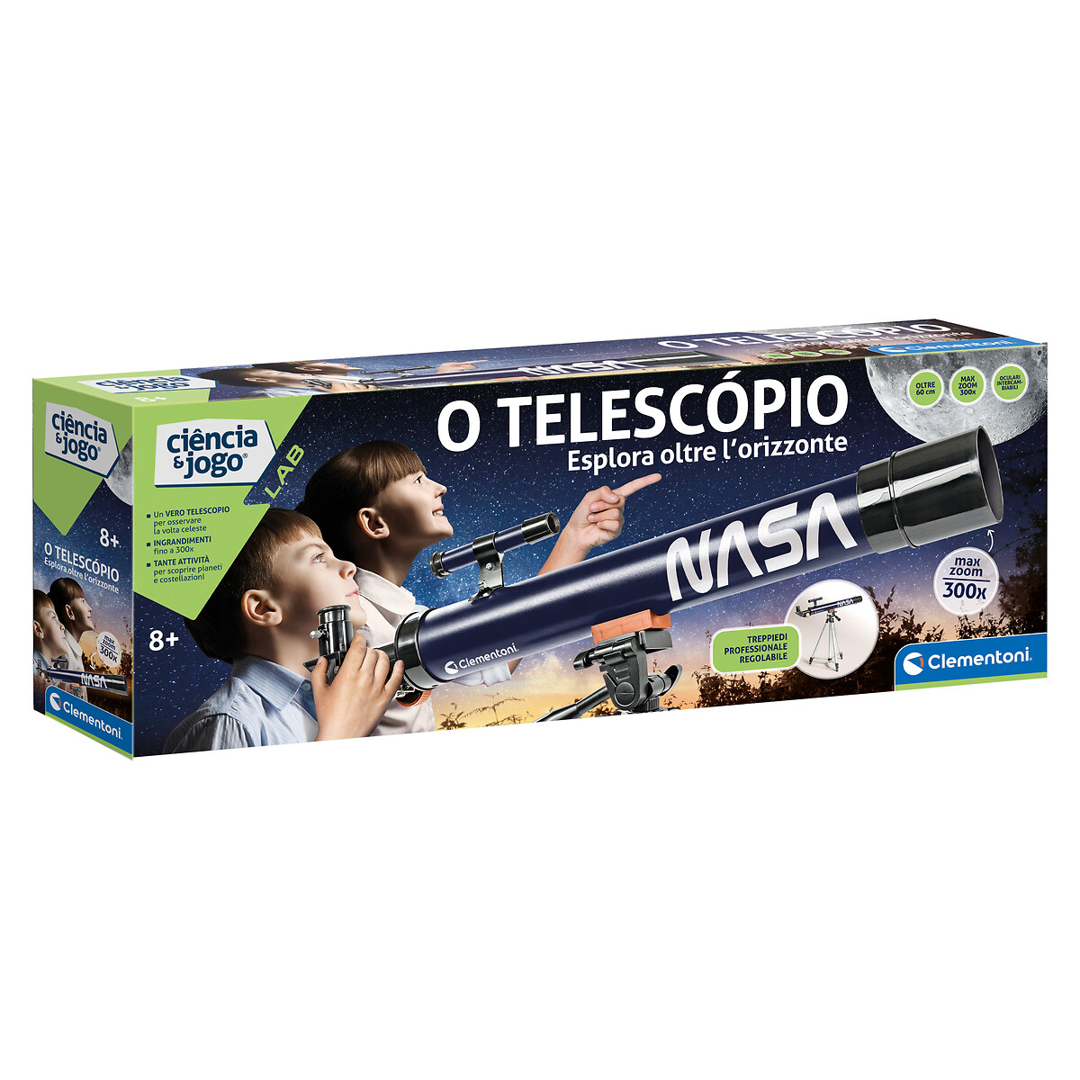 Brinquedo "O telescópio NASA", CLEMENTONI multicolor, CLEMENTONI