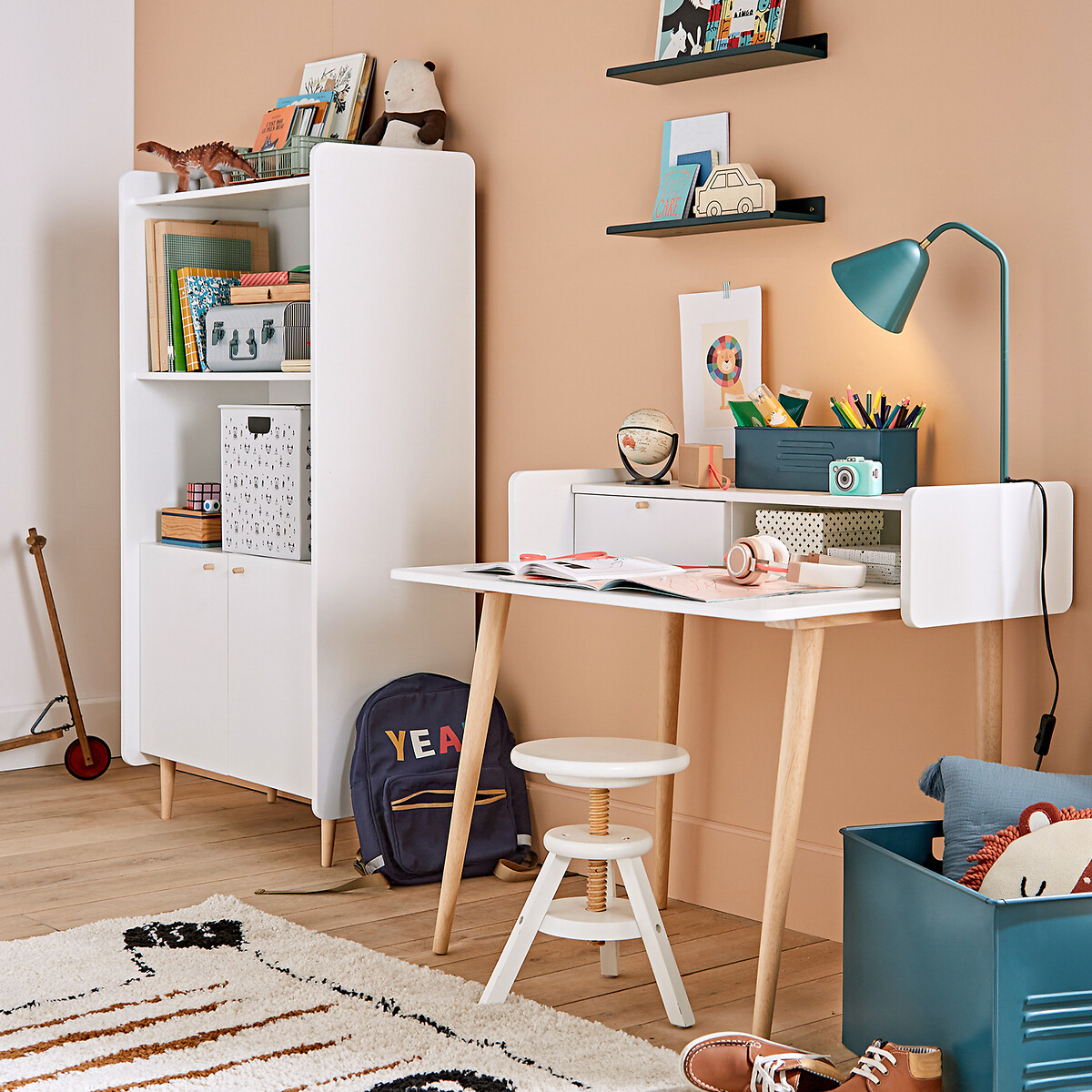 Scaffale per bambino Zag bianco, LA REDOUTE INTERIEURS