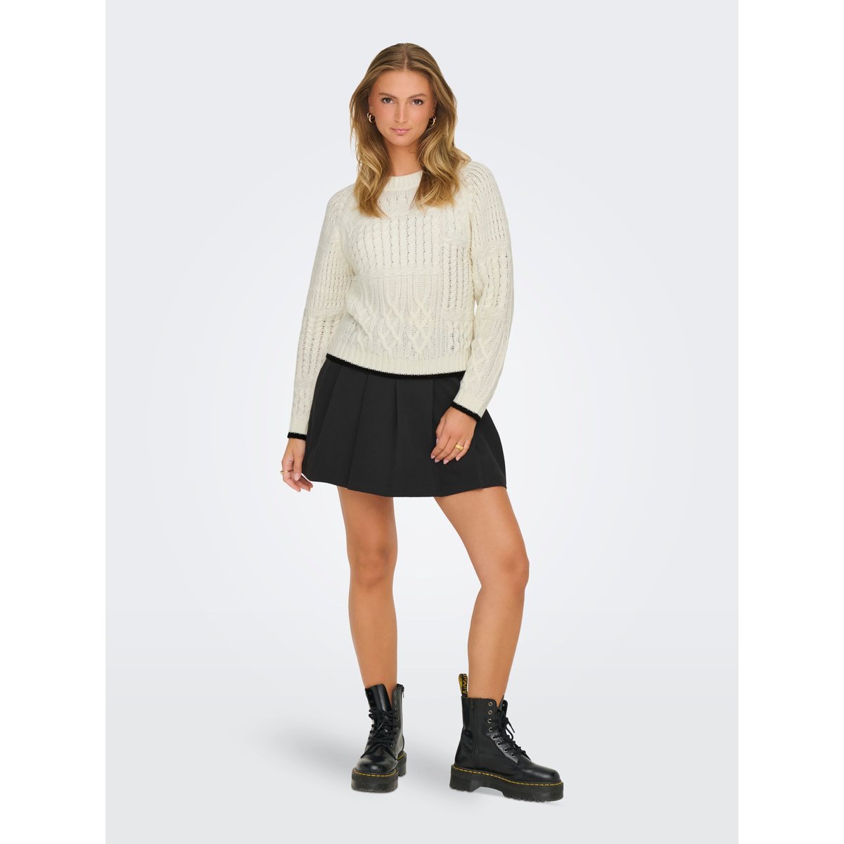 Pull En Maille eggnog, JDY