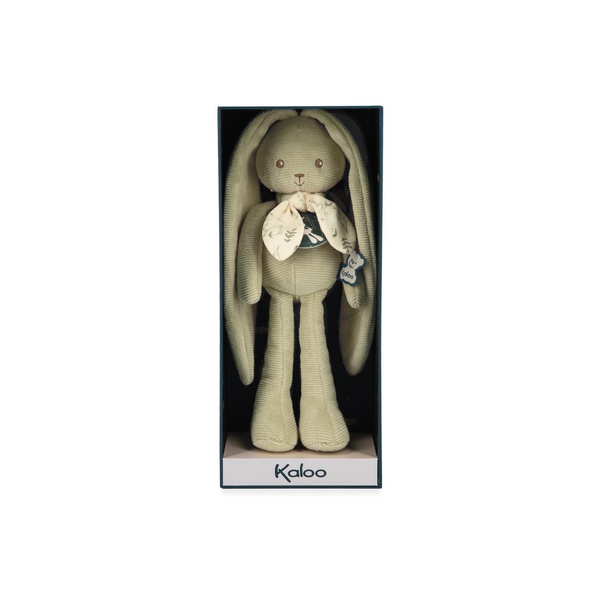 Doudou lapinoo 25 cm Vert vert, KALOO