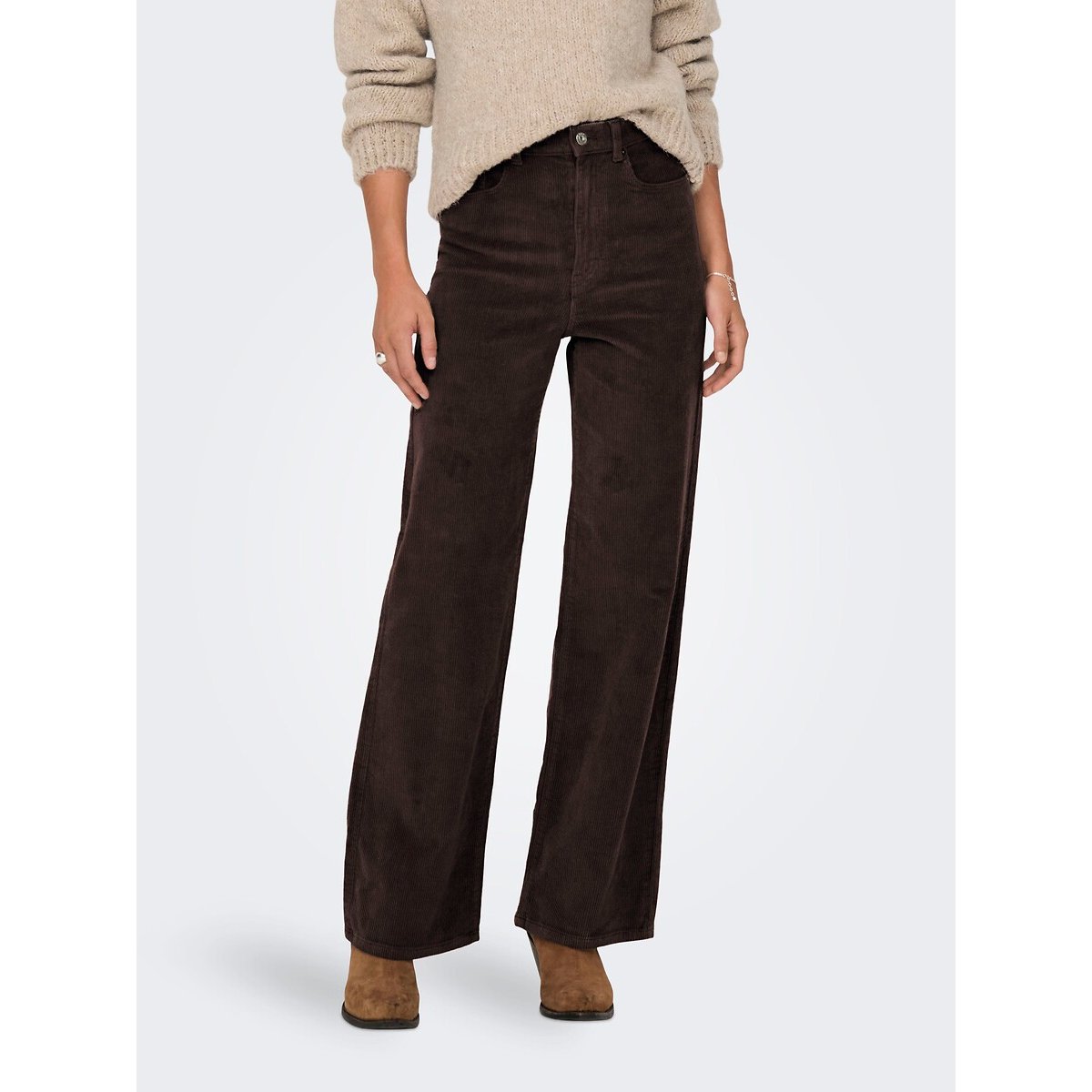 Pantalon large noir, ONLY