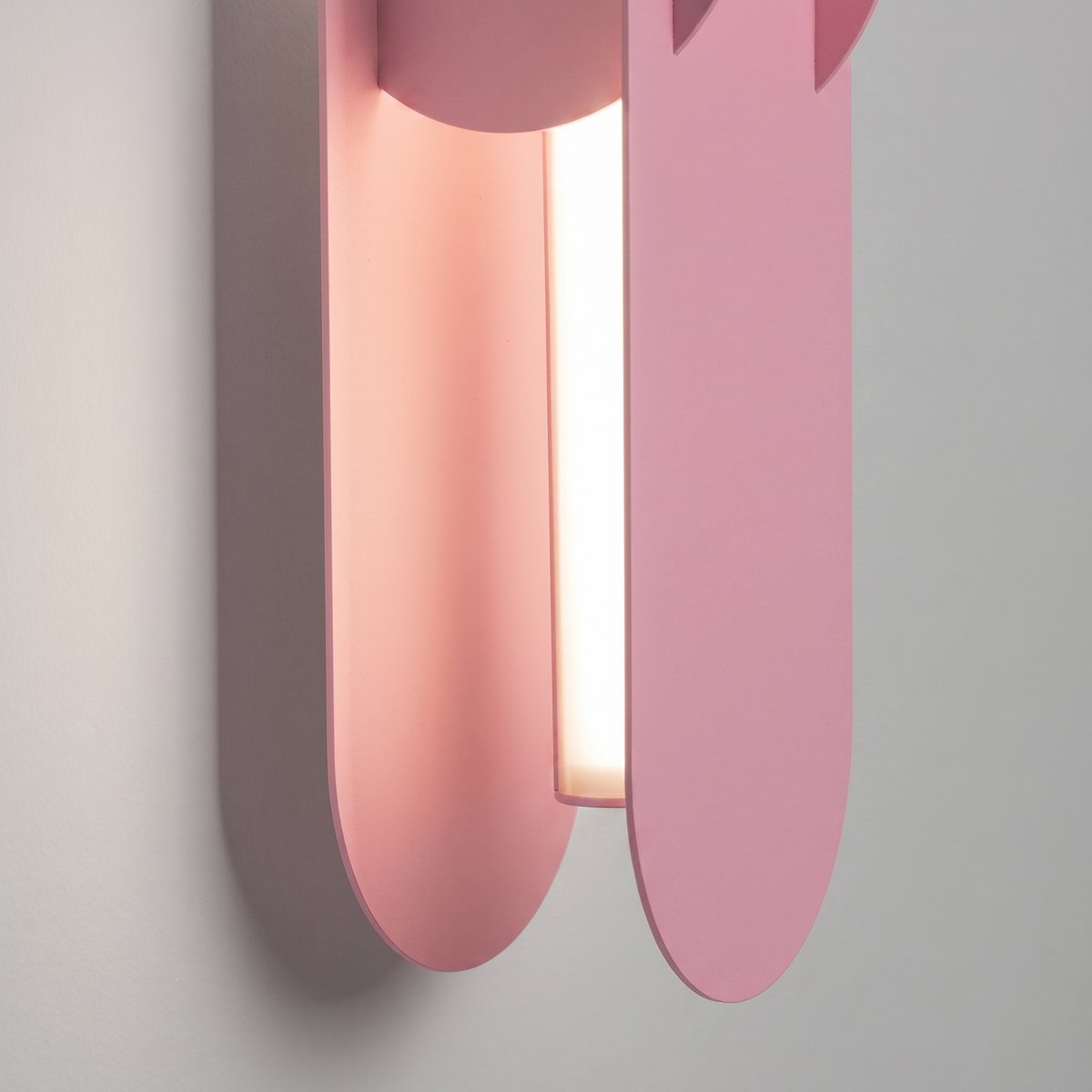 Applique murale Acier Rose LED 1 Chain rose, EDEN