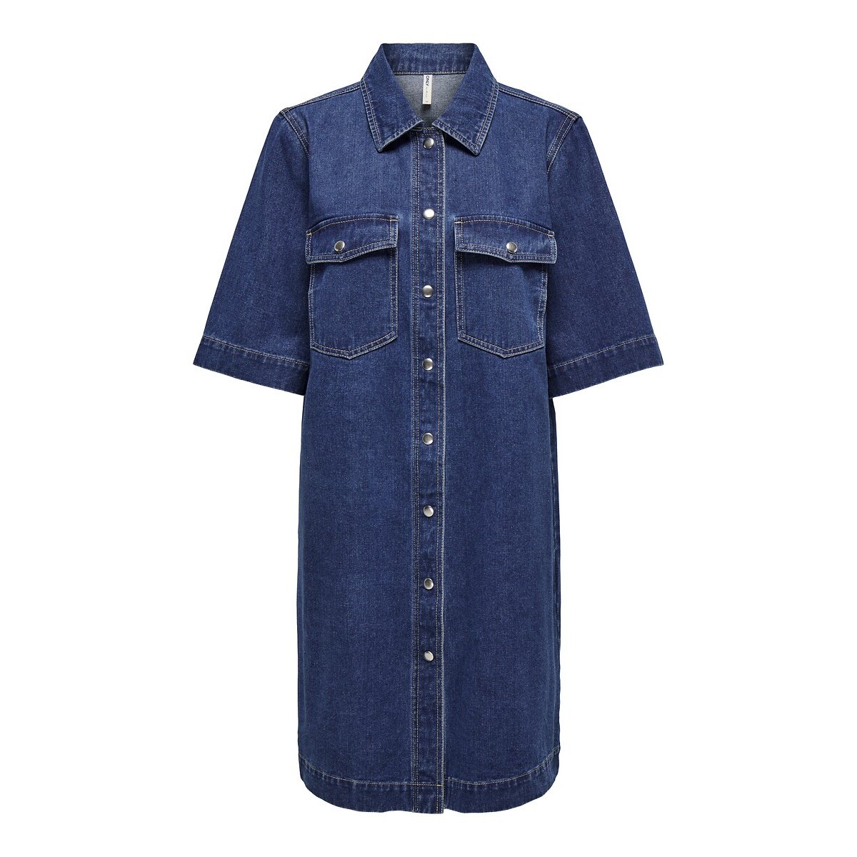 Robe mi-longue en jean dark blue, ONLY