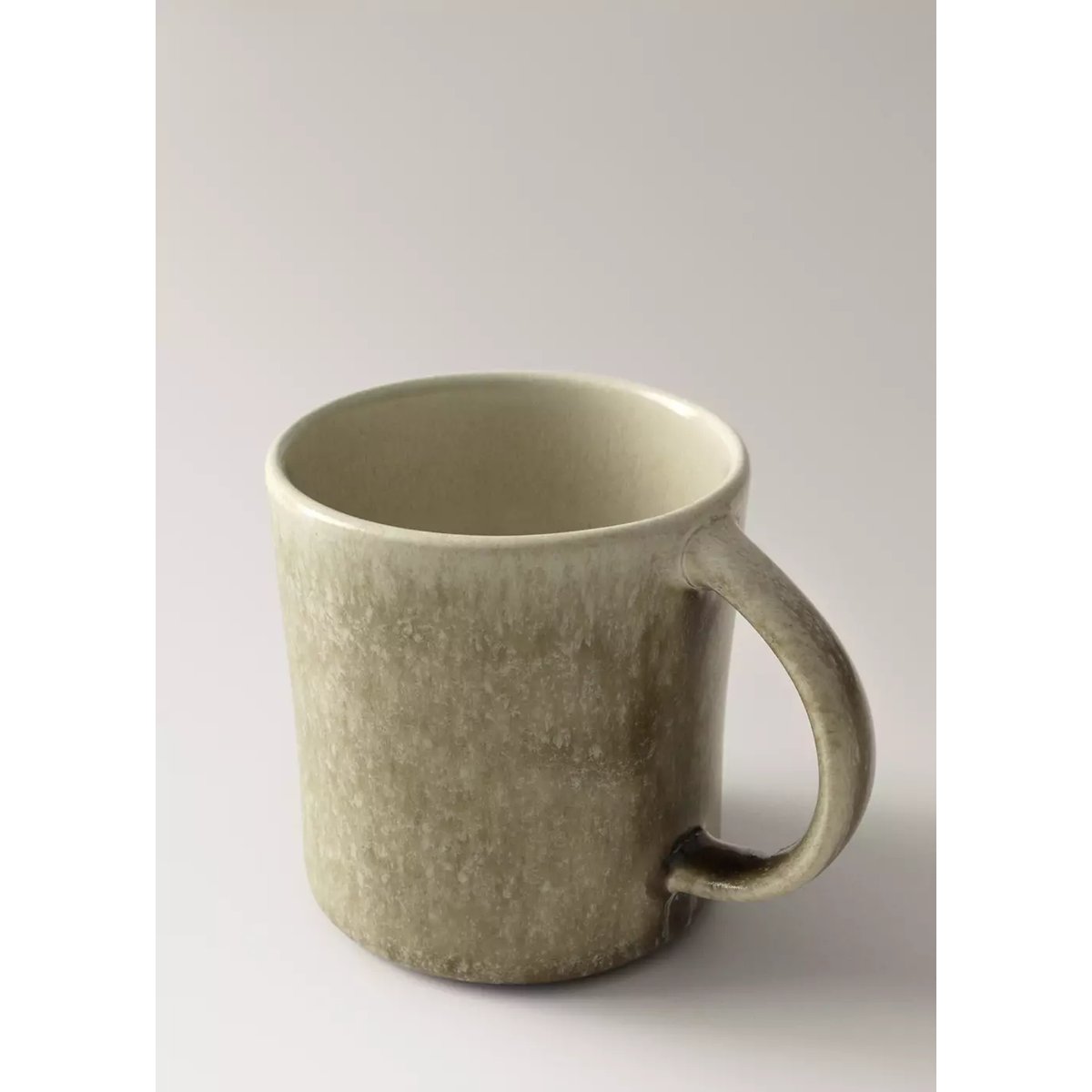 Petite tasse en grès mat marron moyen, MANGO HOME