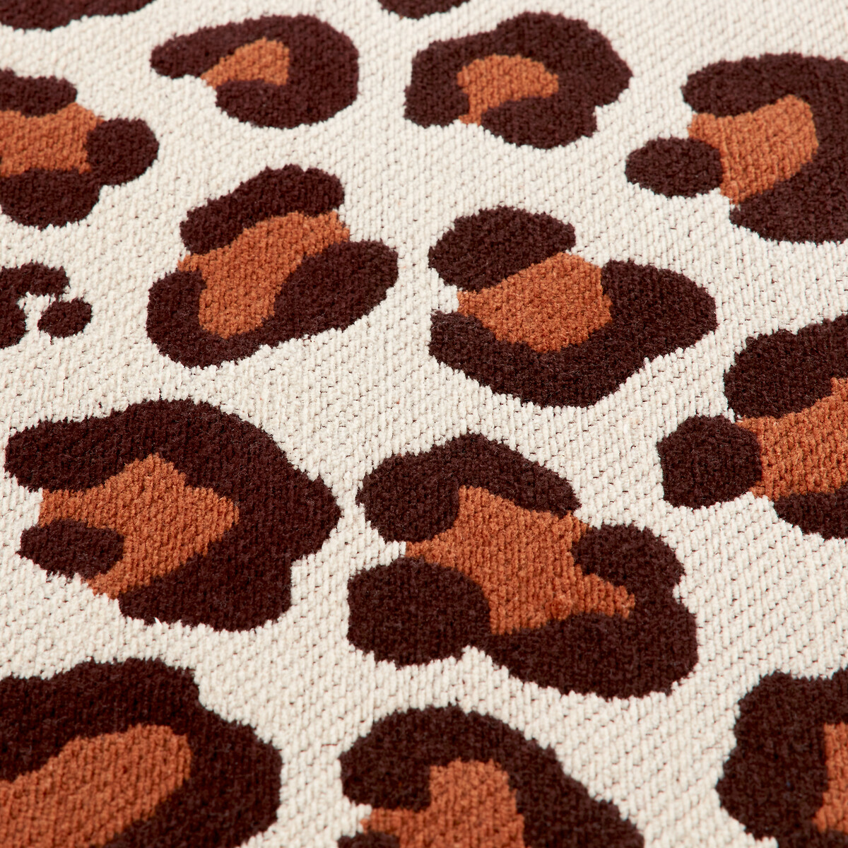 Tapis motif léopard, Nimia marron/écru, LA REDOUTE INTERIEURS