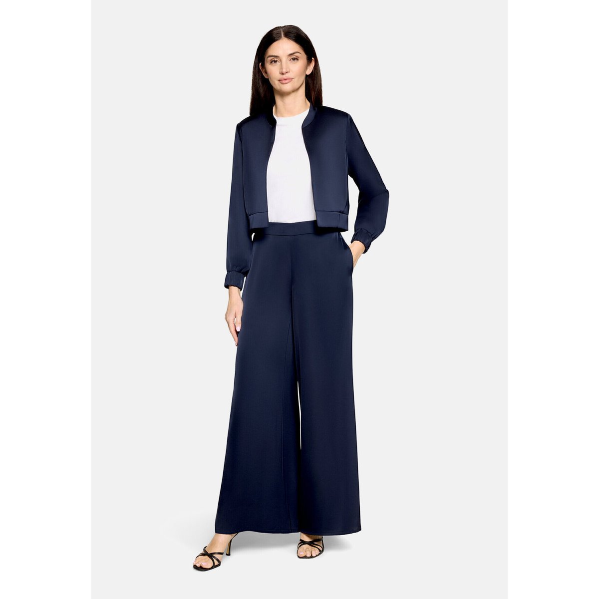 Pantalon Modern Fit à poches night sky, VERA MONT