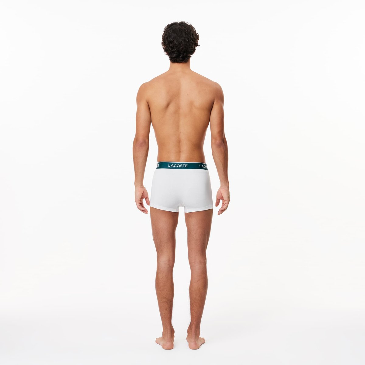 Lot de 3 boxers courts blanc-001, LACOSTE