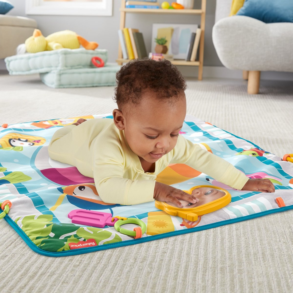 Fisher-price - Tapis D’activités Amusant - Tapis D’éveil Pour Bébé - Dès La Naissance multicolore, FISHER PRICE