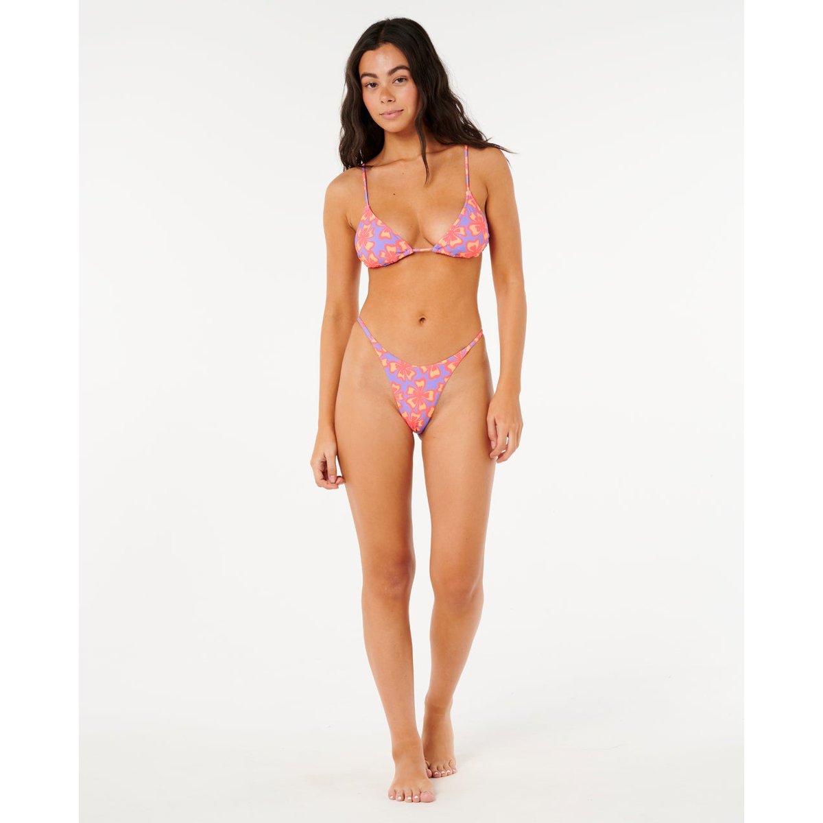 Haut de Maillot de bain triangle coulisant Neon Isles purple, RIP CURL