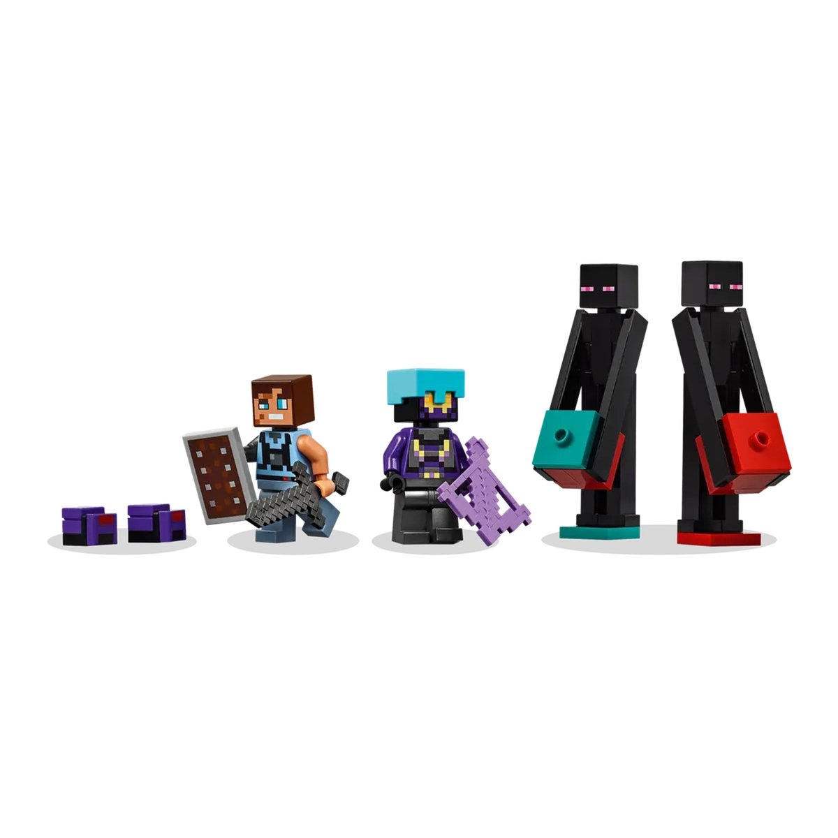 Minecraft La tour de l'Enderman multicolore, LEGO