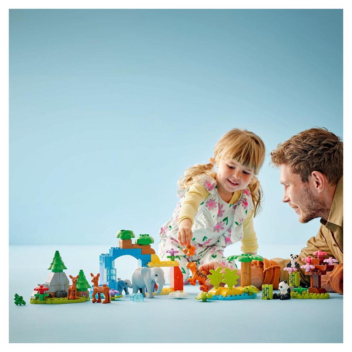 LEGO DUPLO - Set d'Aventure Familles d'Animaux Sauvages 3-en-1 - 10446 couleur unique, LEGO
