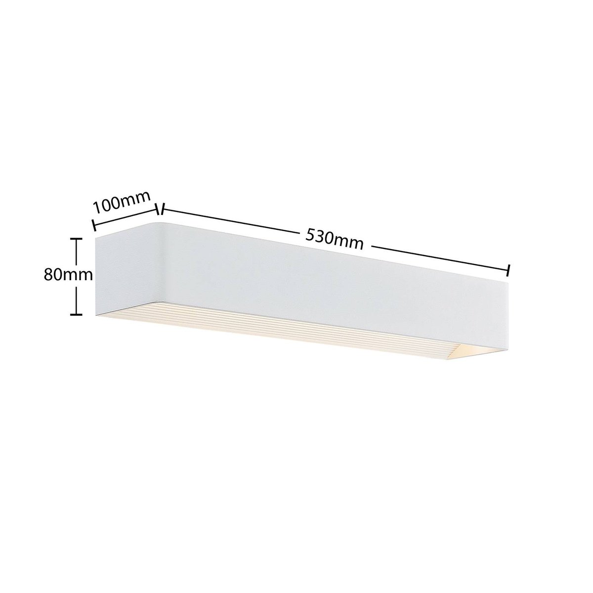 Applique en aluminium moderneLED, Karam blanc, ARCCHIO