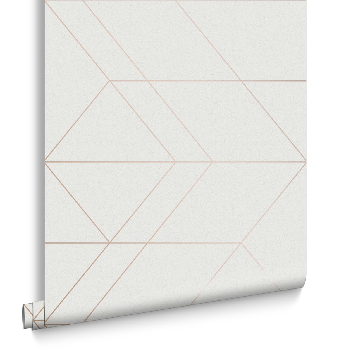 Papier peint Balance White/ Pink Gold blanc, GRAHAM ET BROWN