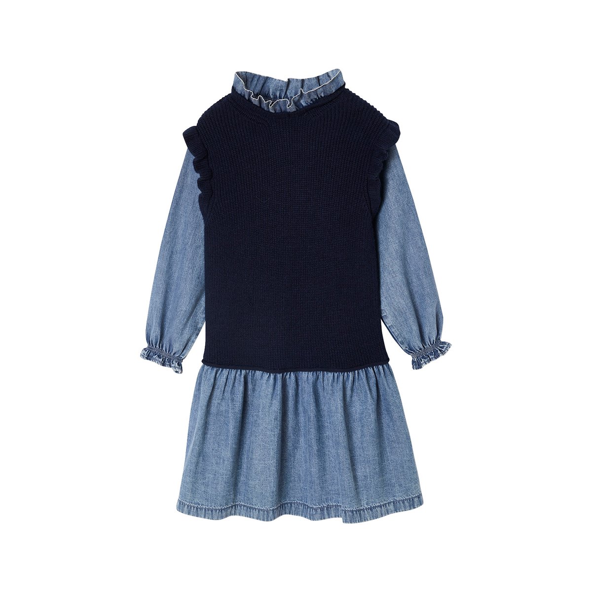 Robe 2 en1 marine, VERTBAUDET