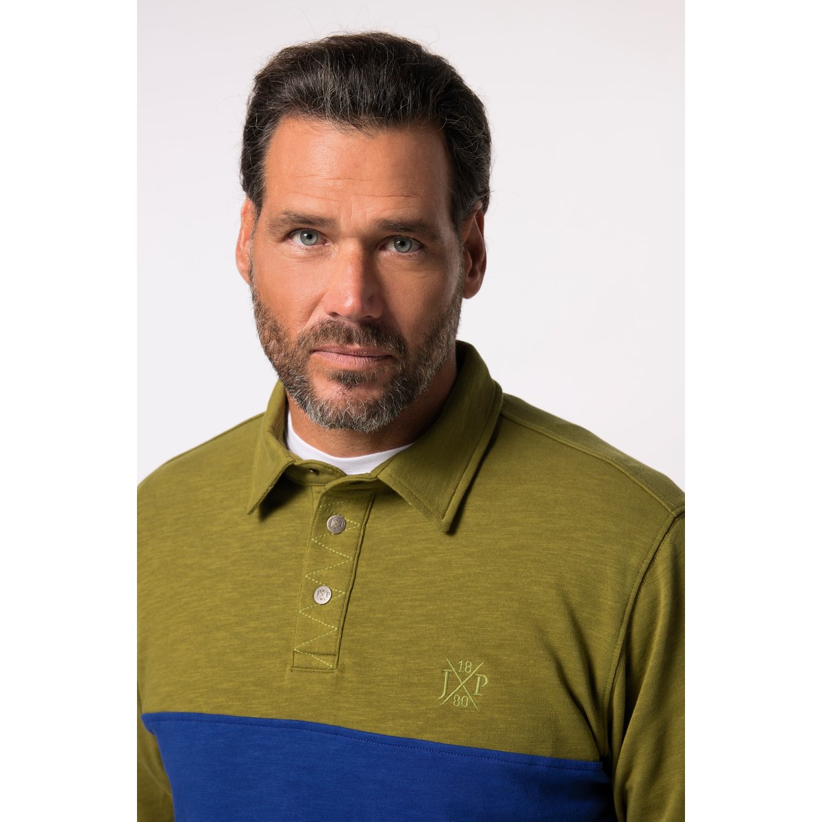 Sweat-shirt de rugby. Rayures sur cactus, JP1880