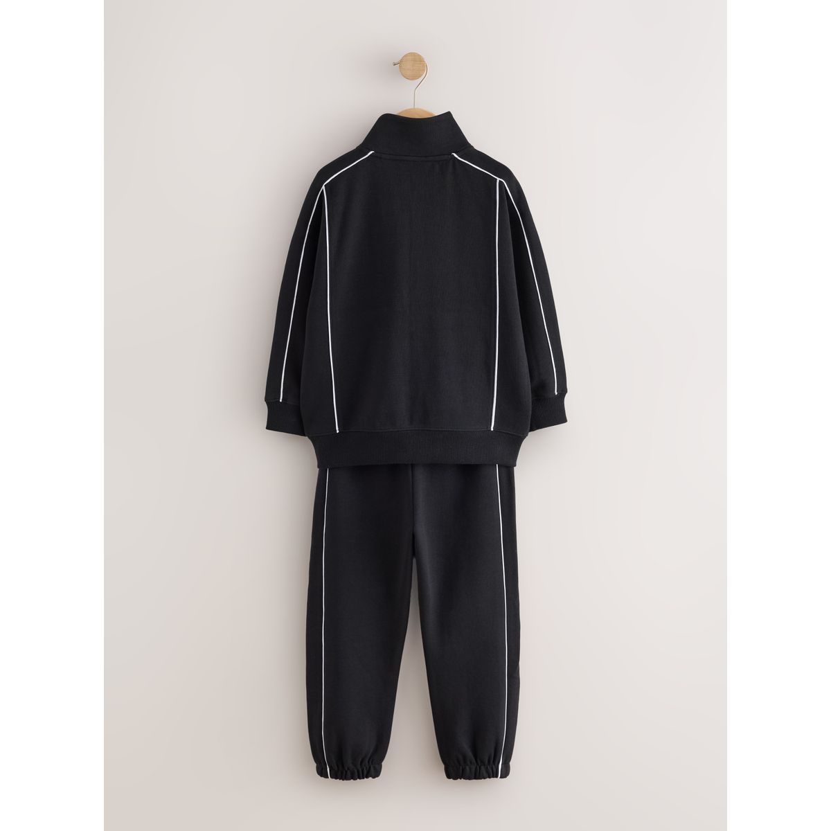 Pantalon de jogging et haut sport zippé noir, NEXT