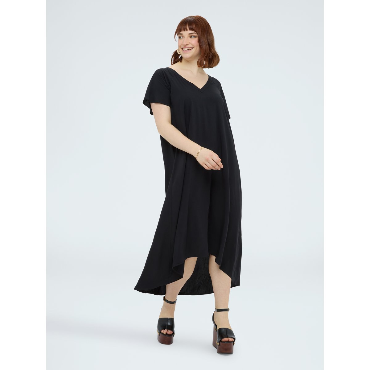 Robe longue noir, FIORELLA RUBINO