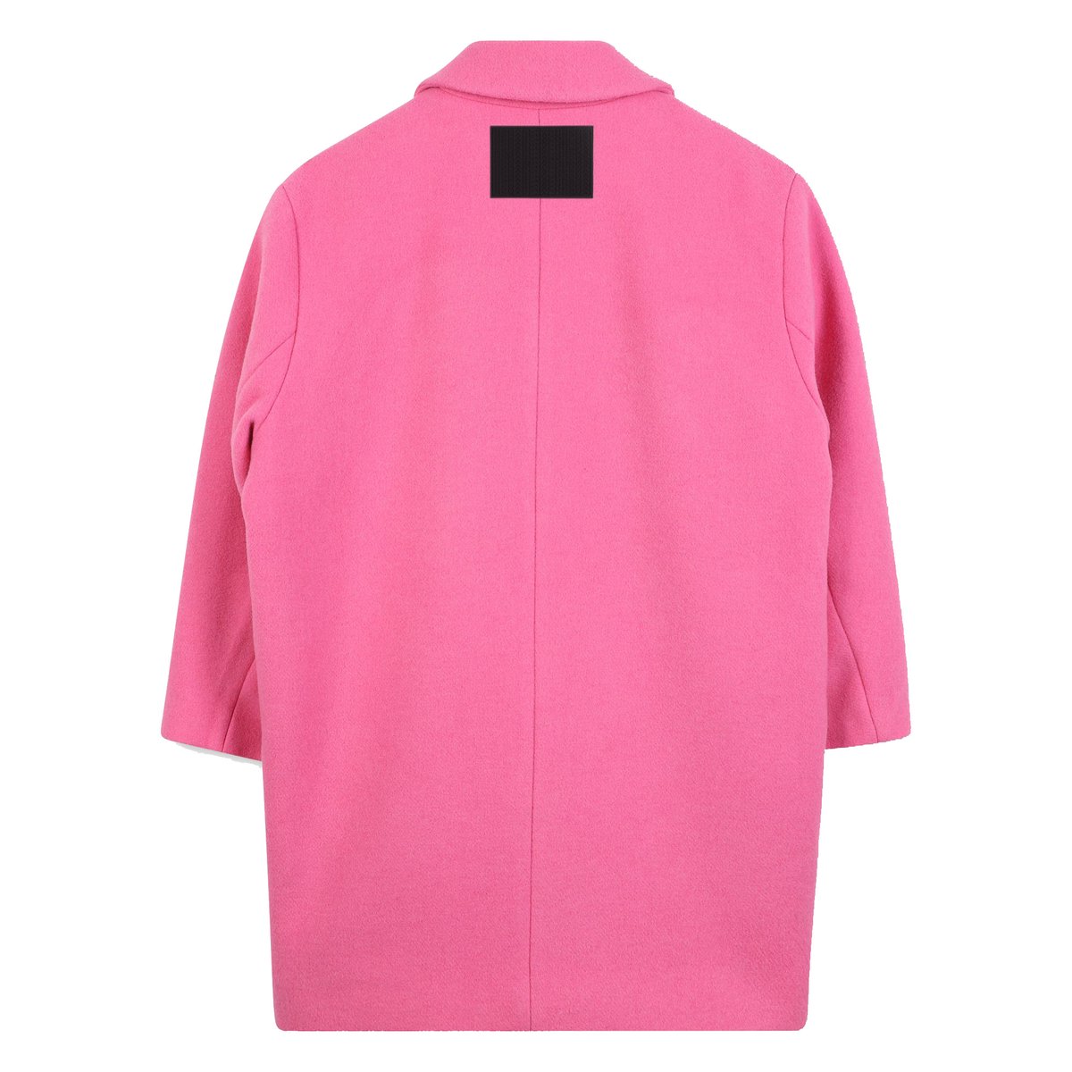 Caban in panno di lana dark pink, MARC JACOBS