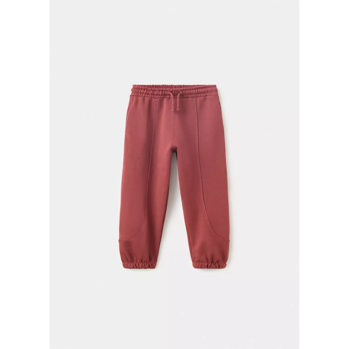 Jogging coutures grenat, MANGO BABY