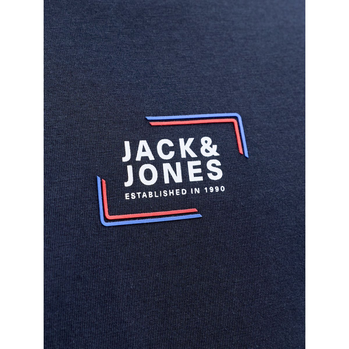 T-shirt manches courtes bleu marine, JACK & JONES