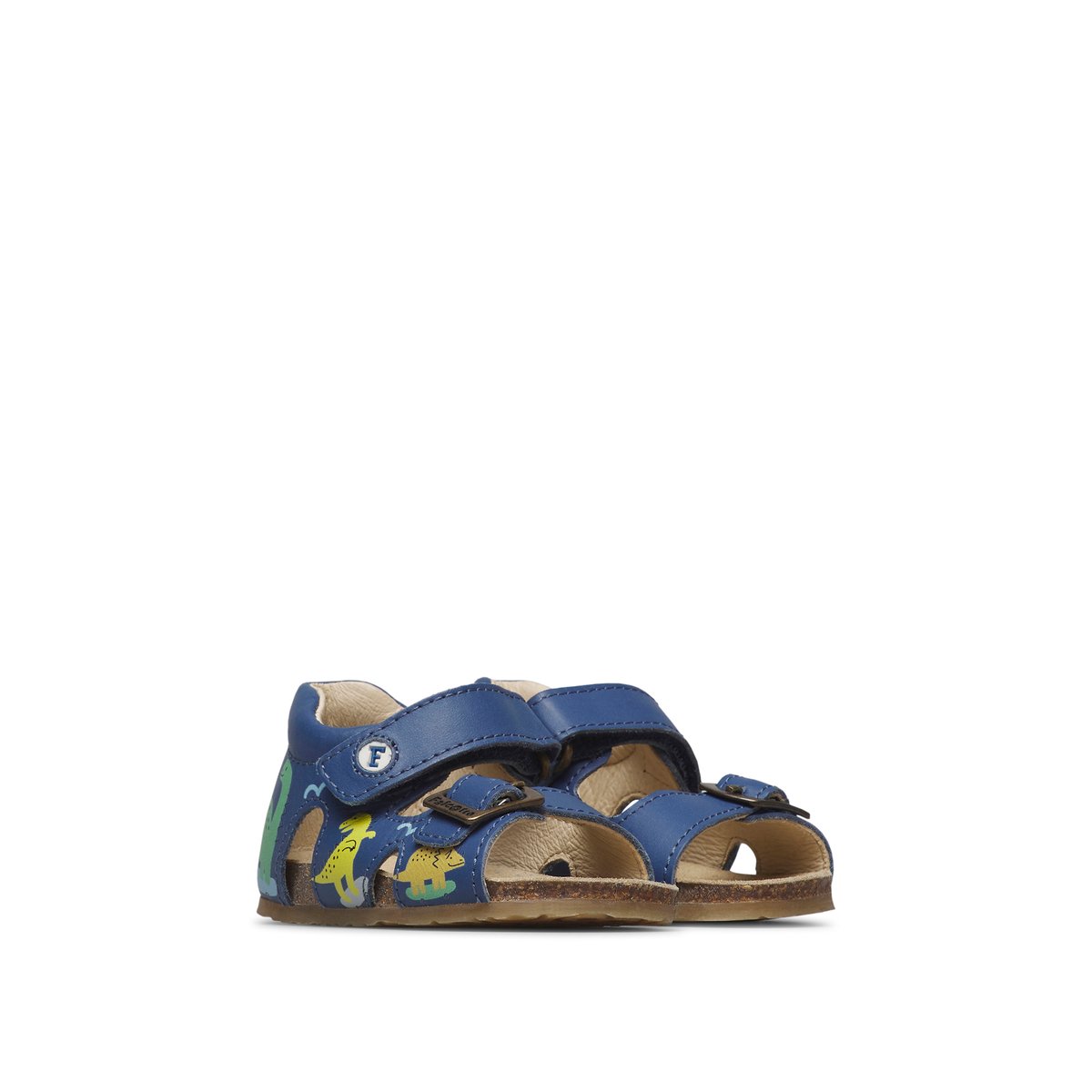 Sandales en cuir MANDIX bleu-, FALCOTTO
