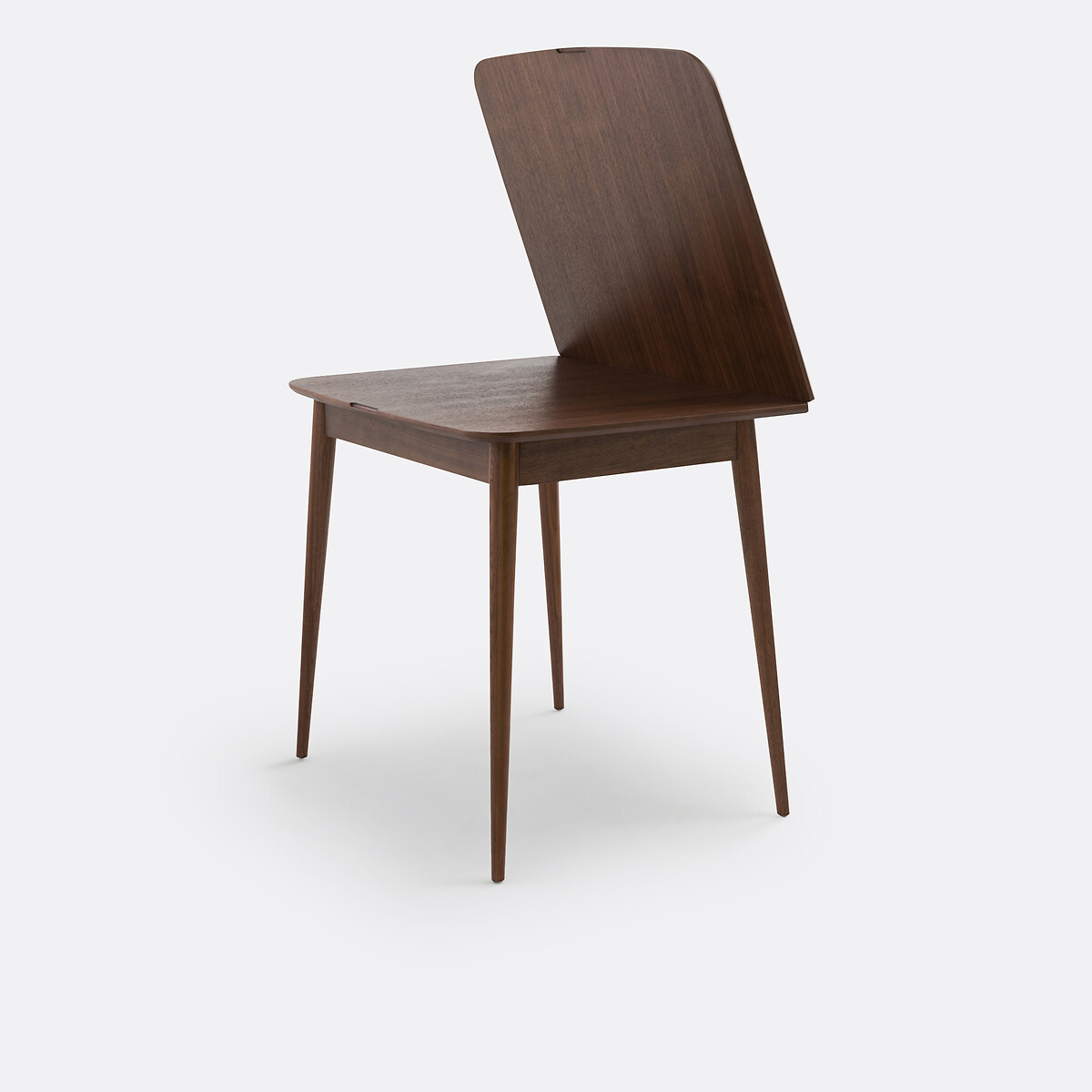Esstisch AYLIN, ausziehbar, Nussbaumfurnier, 2 bis 6 Gedecke nussbaumfarben, LA REDOUTE INTERIEURS