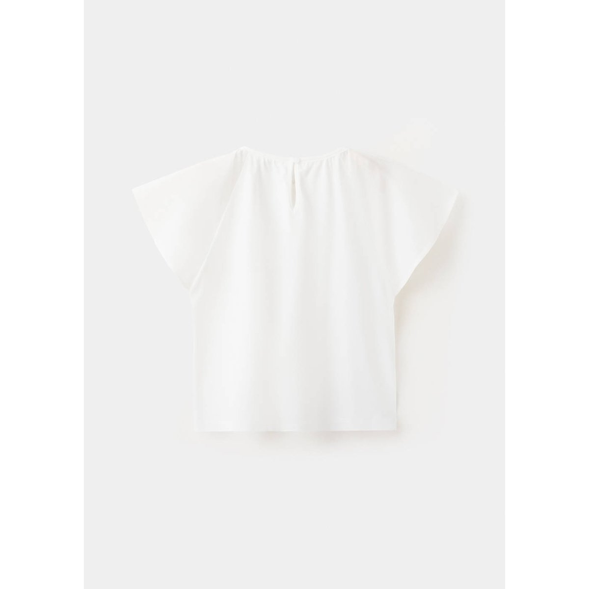 T-shirt coton étoiles blanc cassé, MANGO KIDS
