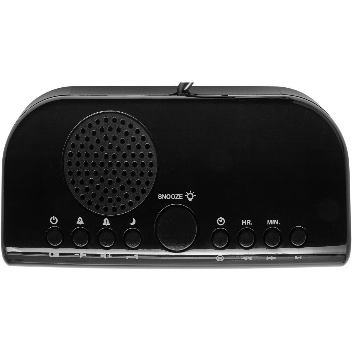 Radio Réveil M-12 Cr noir, MUSE