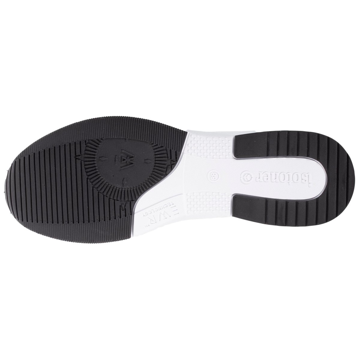 Baskets confortable, résistante, semelle à mémoire forme et facile à enfiler blanc, ISOTONER