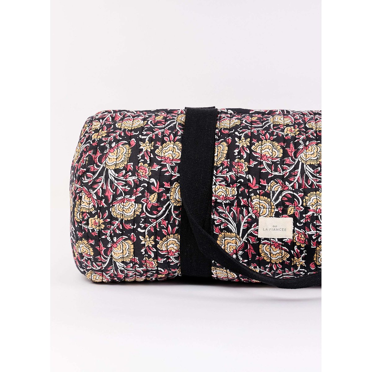Sac bowling matelassé en coton bio RANCH noir neihart, LA FIANCÉE
