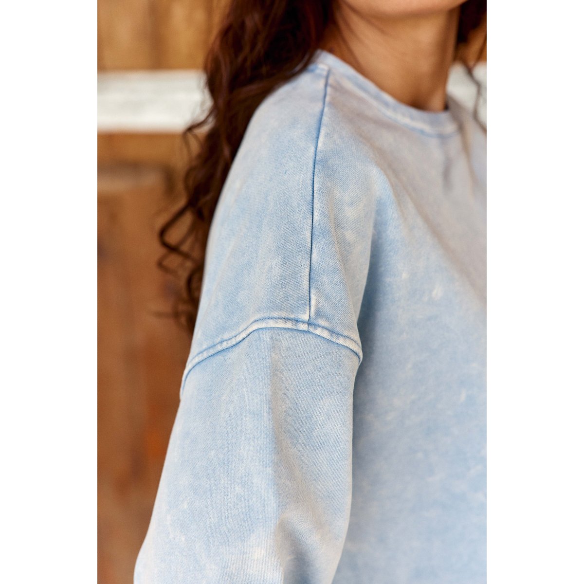 Sweat col rond uni TRINKLE 21-ciel, LA PETITE ETOILE
