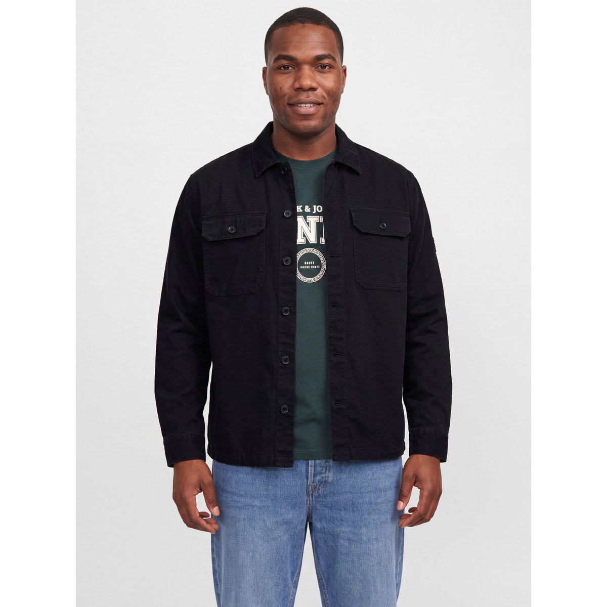 Chemise black 1, JACK & JONES