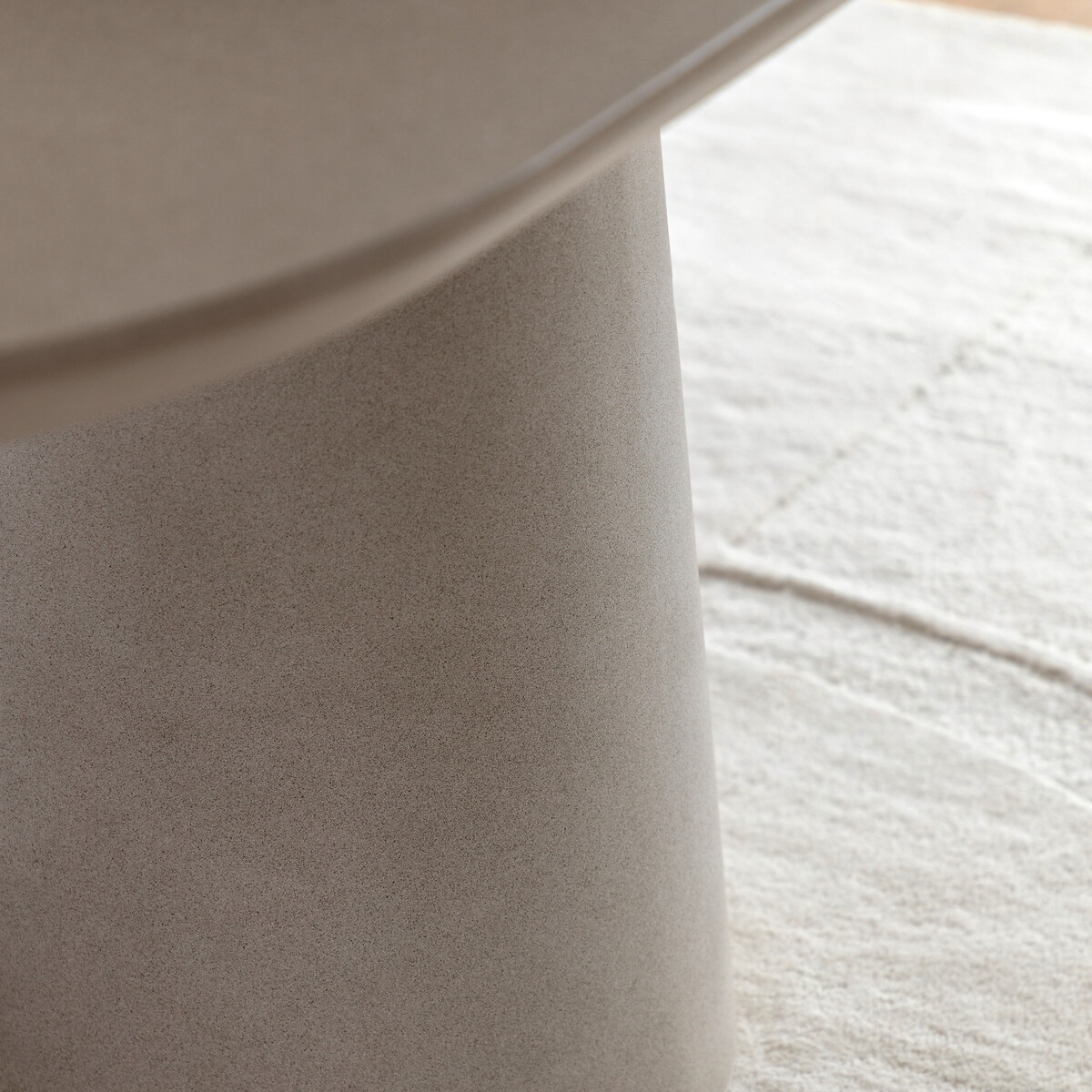 Pellan Oval Concrete Dining Table (Seats 6) cement, SO'HOME