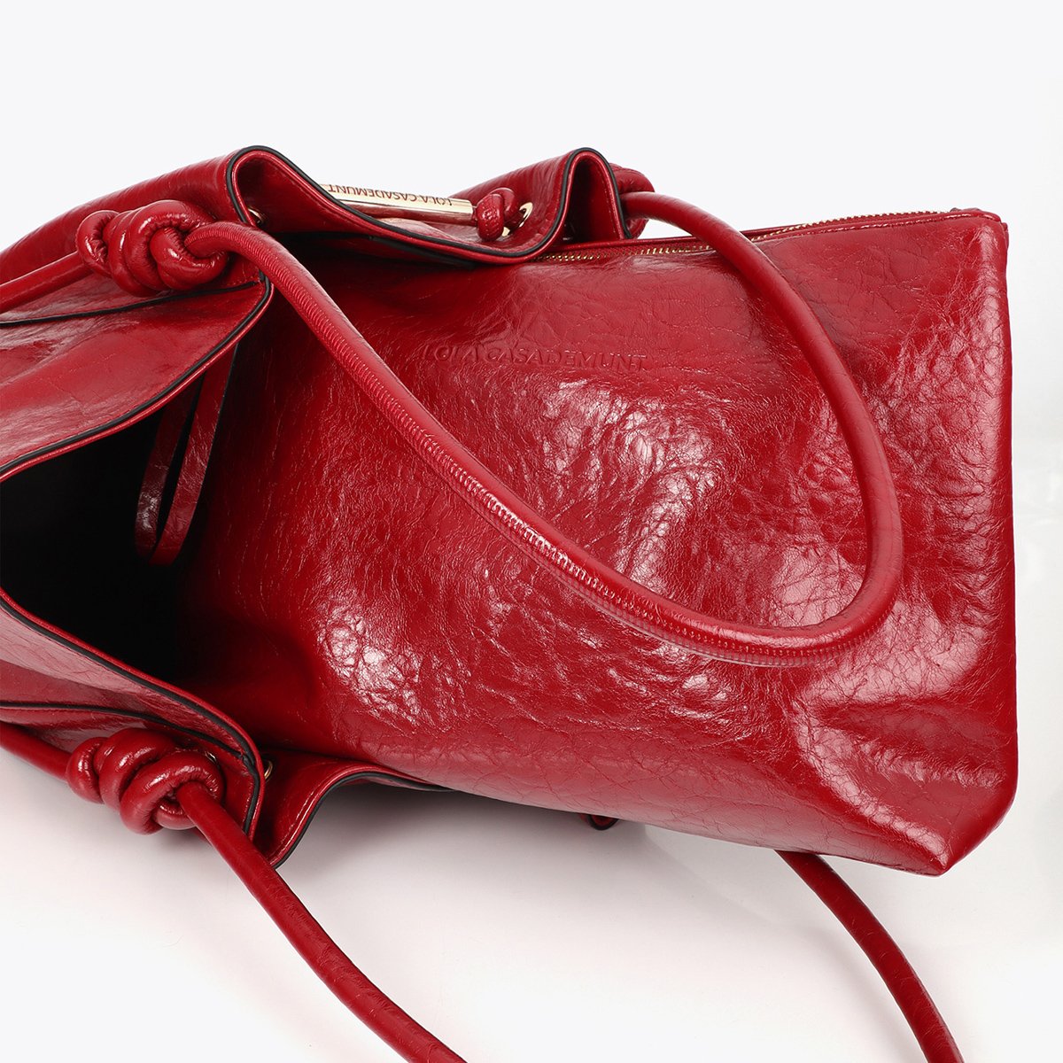 Cabas avec pochette séparée rouge, LOLA CASADEMUNT